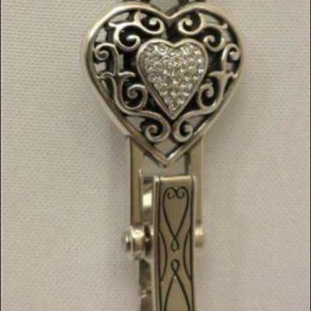 Brighton Heart Badge Holder with Chain